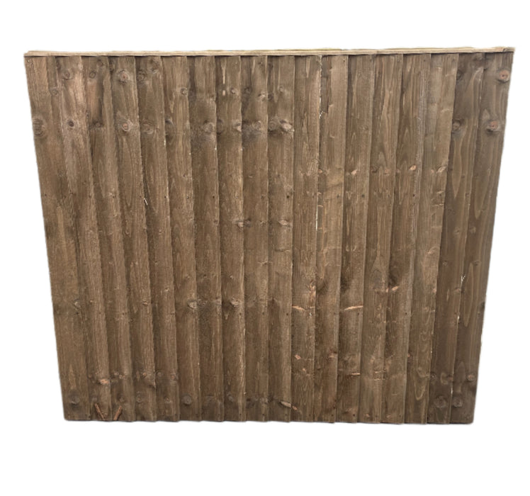 Featheredge Fence Panel 6x6 ft