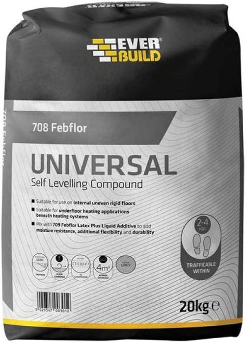 Everbuild 708 Febflor Universal Self Leveling Floor Compound