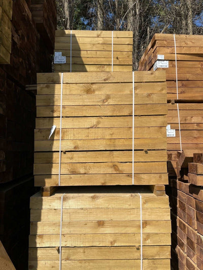 1.2m Green Treated Garden Sleeper 200 x 100mm