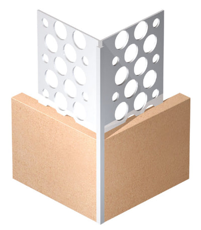 10mm Plastic Angle Bead 3000mm by Wade Building Supplies