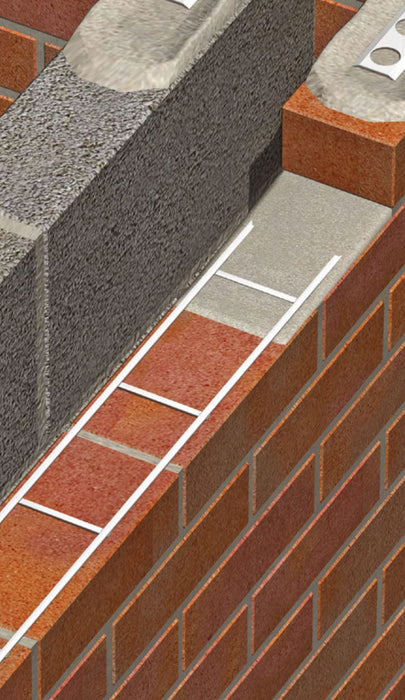 Structural Bed Joint Brickwork Reinforcement Ladder 60mm x 3mm x 2.7m