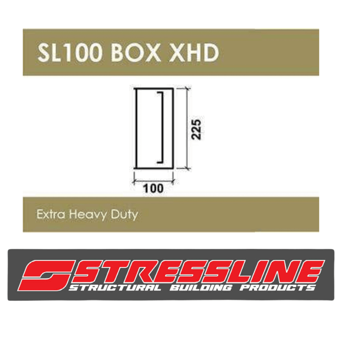 Wade Building Supplies 100mm Box Lintel | Extra Heavy Duty specification sheet