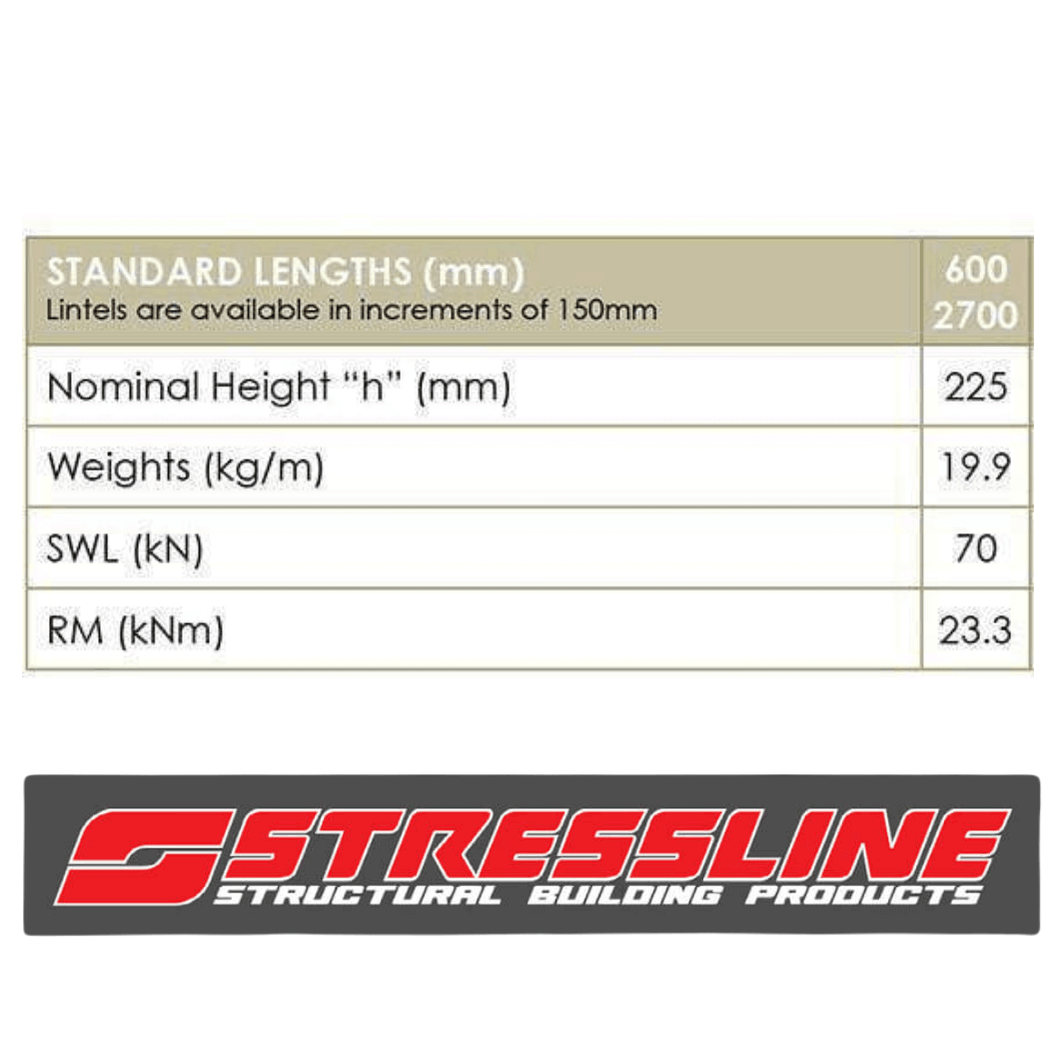 SL100 Box HD 100mm Internal Box Lintels Extra Heavy Duty