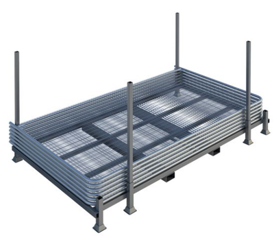 Universal Temporary Fence Panel Stillage