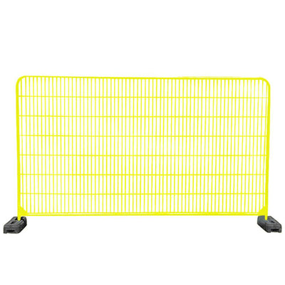 Anti Climb Round Top Temporary Fence Panel by Wade Fencing