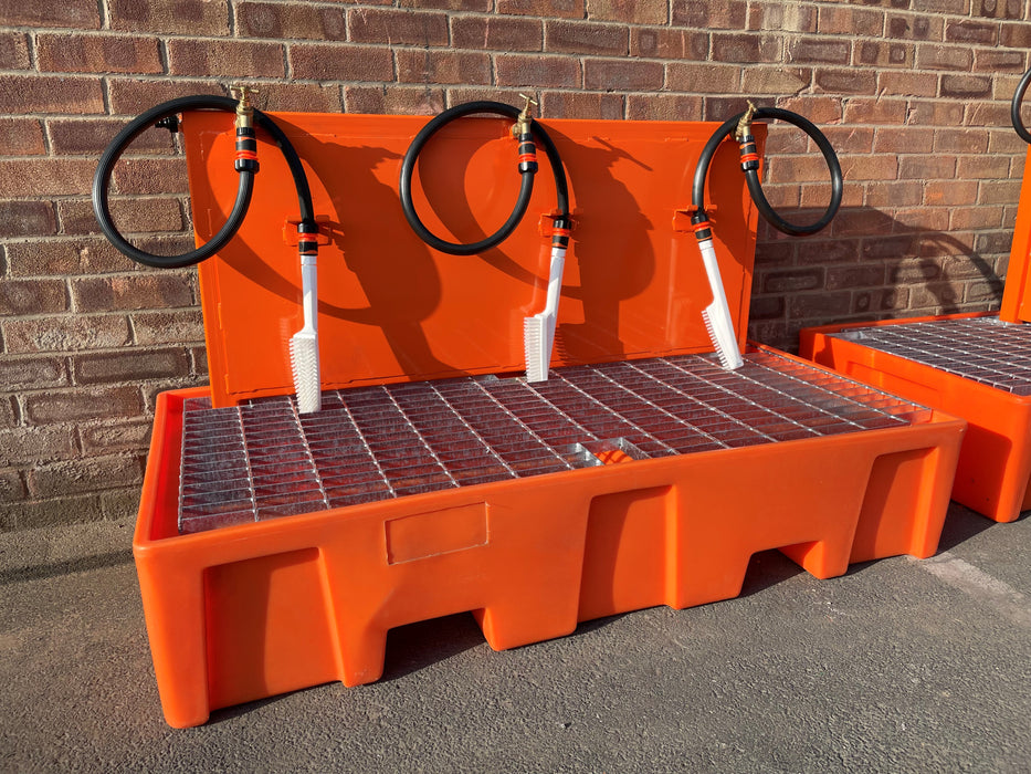 Boot Washing Racks Boot Wash Station - Inline — Wade Building Supplies