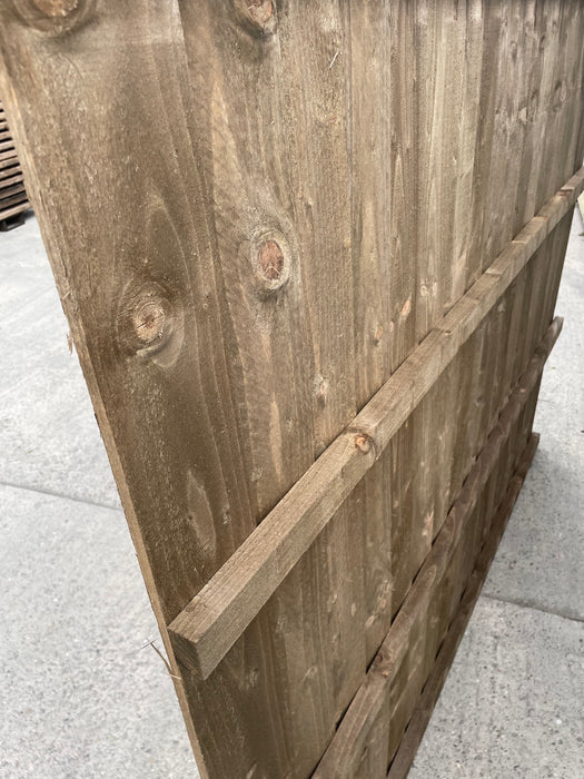 Featheredge Fence Panel 6x5 ft