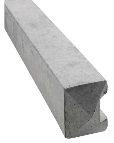 Concrete Fence Post - 8ft Slotted End