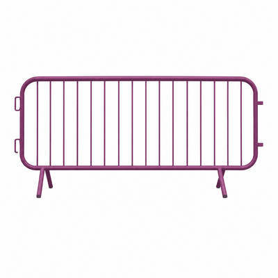 Violet Crowd Control Barrier Fixed Leg by Wade Fencing