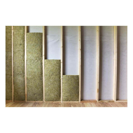 WADE BUILDING SUPPLIES | ACOUSTIC ROCKWOOL RWA45 SLABS SHOWN IN PLACE IN CAVITY WALL 