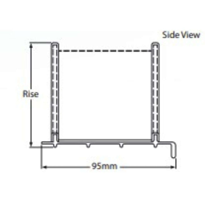 WADE BUILDING SUPPLIES | DIMENSIONS OF ARCH FORMING LINTEL SHOWING FOUR SIDES OF MEASURE