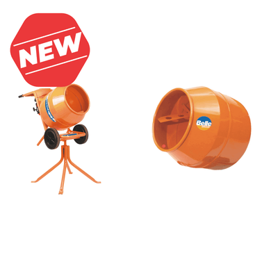 wade building supplies | belle minimix and spare minimix drum