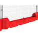 wade building supplies - slot bloc barriers in red