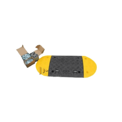 WADE BUILDING SUPPLIES | SPEED BUMP BLACK AND YELLOW WITH FIXINGS